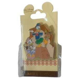 DISNEY WDI D23 DESTINATION D 2014 POLYNESIAN RESORT DONALD & DAISY PIN LE 250